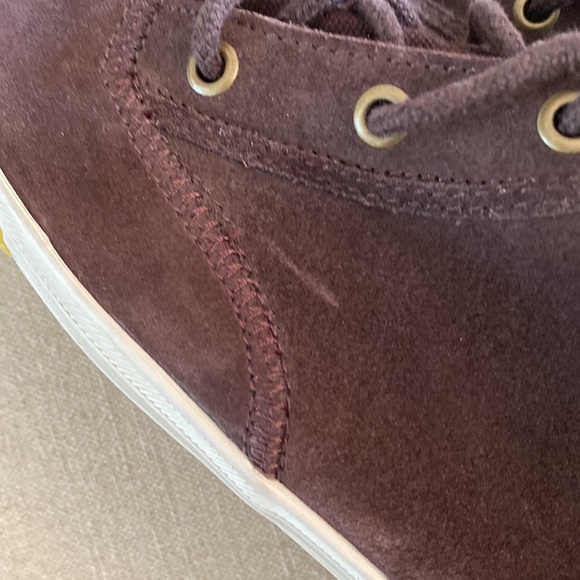 Keds Women’s Suede High Top Lace Up Sneakers Brown Size 10 - Picture 7 of 14
